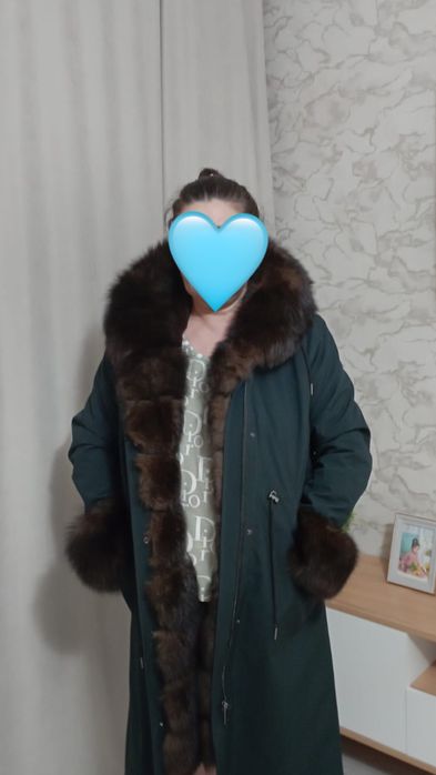 Парка с натуральным мехом