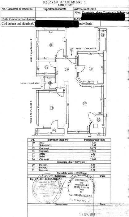 Apartament decomandat cu 3 camere si 2 bai, un loc de parcare inclus, situat în zona Compozitori