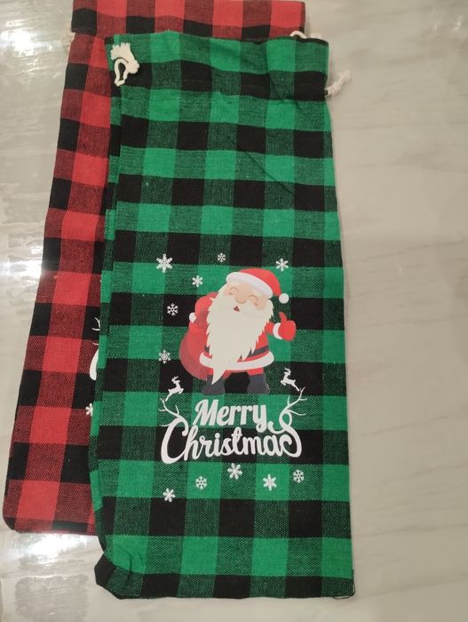 Коледни торбички за бутилки