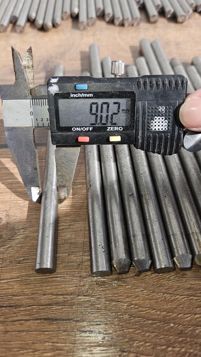 Bară inox fi 7,8,9,10mm / 140-210 mm lungime ( NU vând la kg )