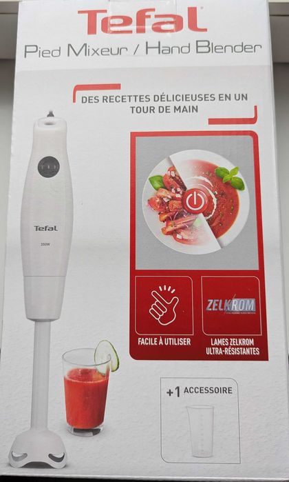 Mixer vertical / blender Tefal HB121838, 350 W, NOU