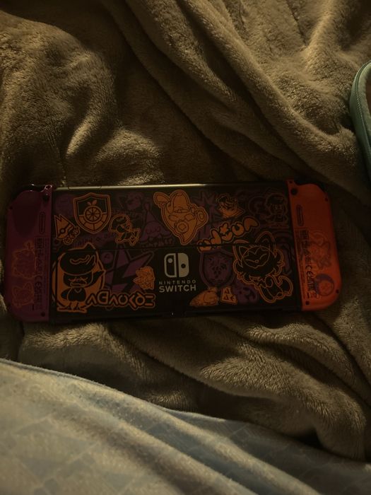 nintendo switch oled pokemon scarlet violet edition+jocuri