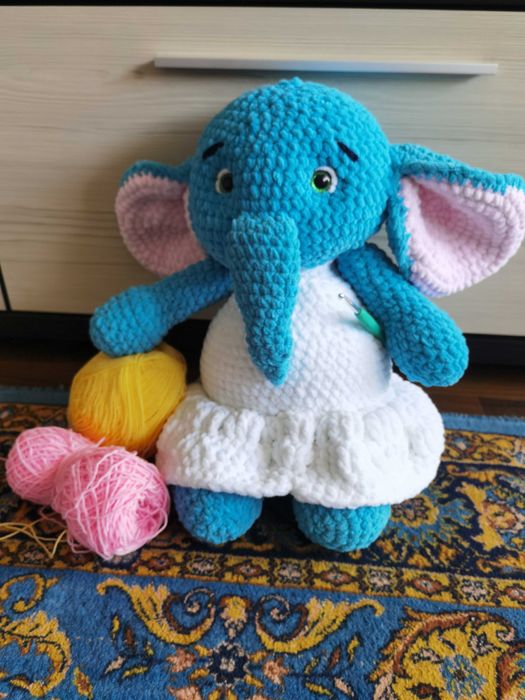 Papusa Elefant crosetat manual