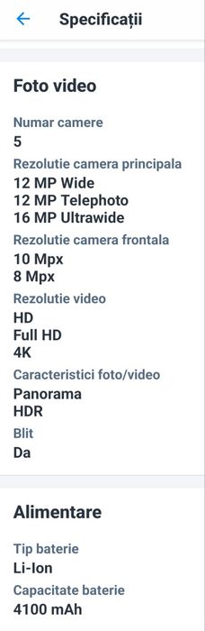 Telefon SAMSUNG S10 PLUS , mem 128, 8 ram