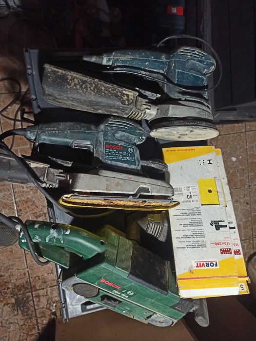 Set Bosch 3 scule electrice de șlefuit