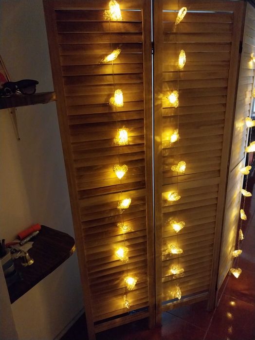 Vand paravan decorativ extensibil evantai