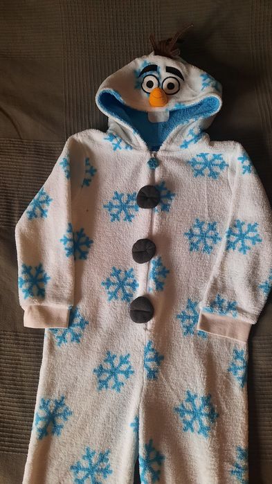 Salopeta copii, pufoasa OLAF marimea 116