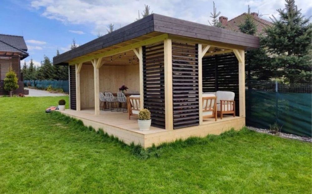 Vand foisoare de gradina pergole terase 3x5