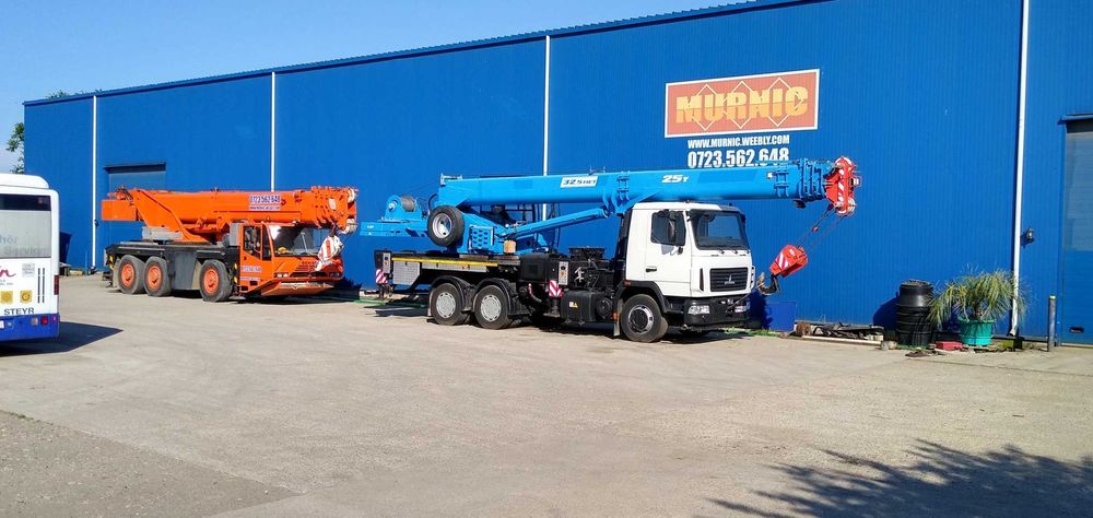 Volvo FM11  an 2019 ,7000 km , macara noua de 30 tone cu 35 metri brat