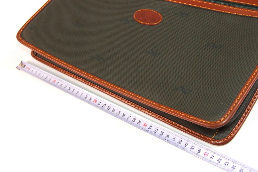 Servieta HOLIDAY, piele si material impermeabil, Made in Italy, NOUA
