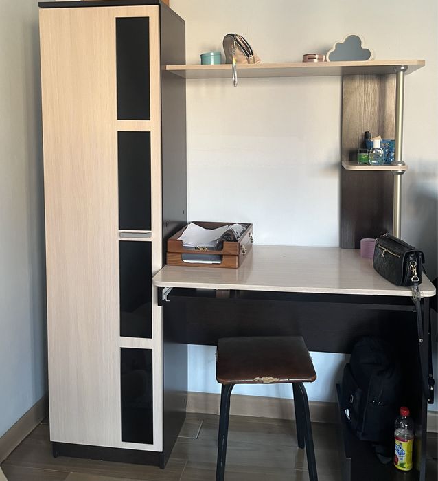 Мебель шкаф+парта