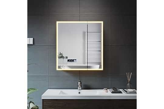 Smart LED шкаф за баня 650x600 мм с защита срещу потене- Промоция