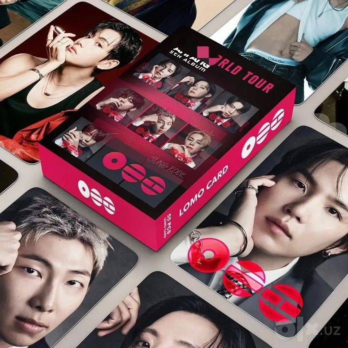 BTS guruhi Lomo cards