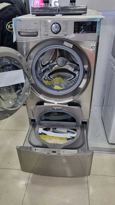 Стиральная машина LG TWIN Wash Два в Одном (18/10 кг) + (3,5 кг) 24/7