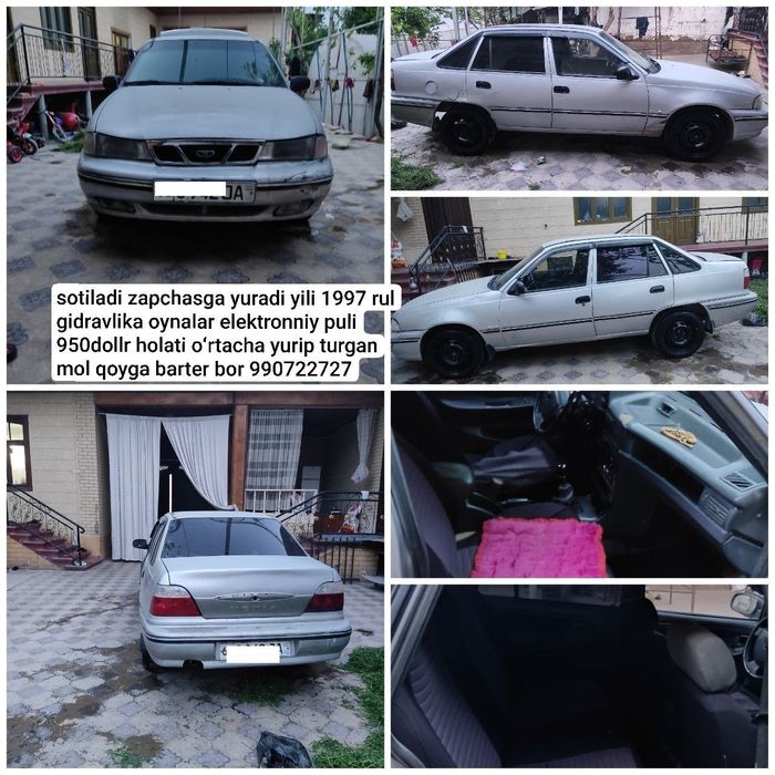 neksiya sotiladi zapchasga yuradi yili 1997 holati oʻrtacha