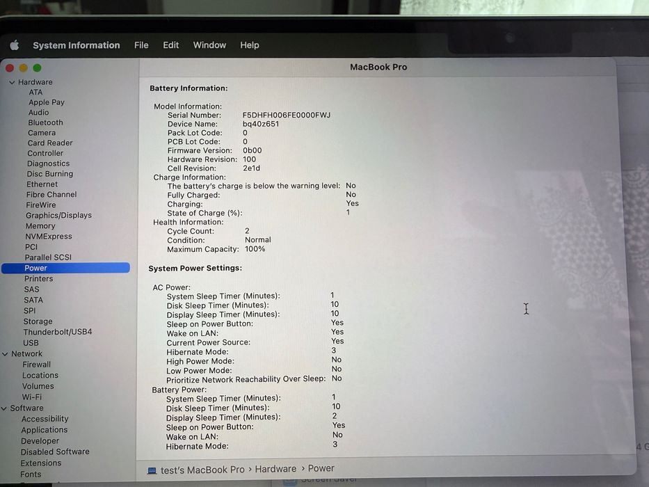 MacBook Pro M4 Pro 14" Silver 24Gb Ram 512Gb SSD