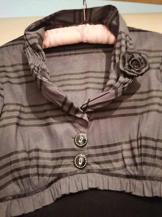 Дамска блуза плат и трико