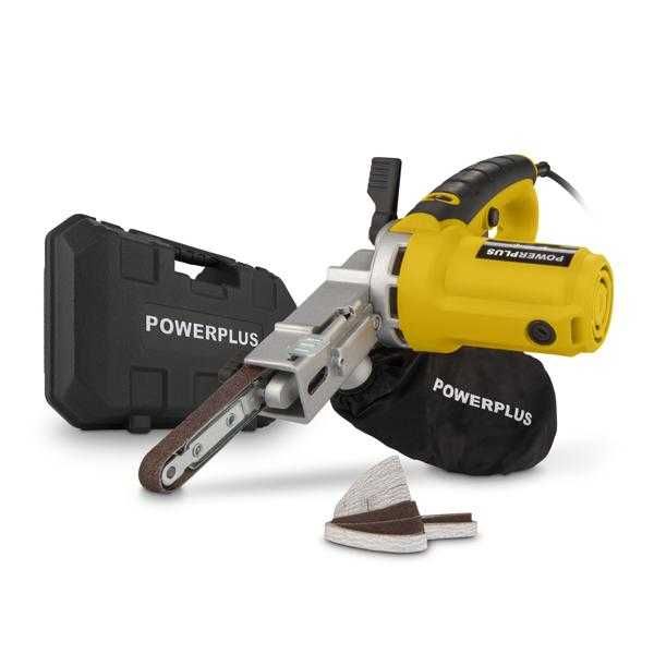 Електрическа пила - шлифовъчна машина POWX139 400W - 10 аксесоара