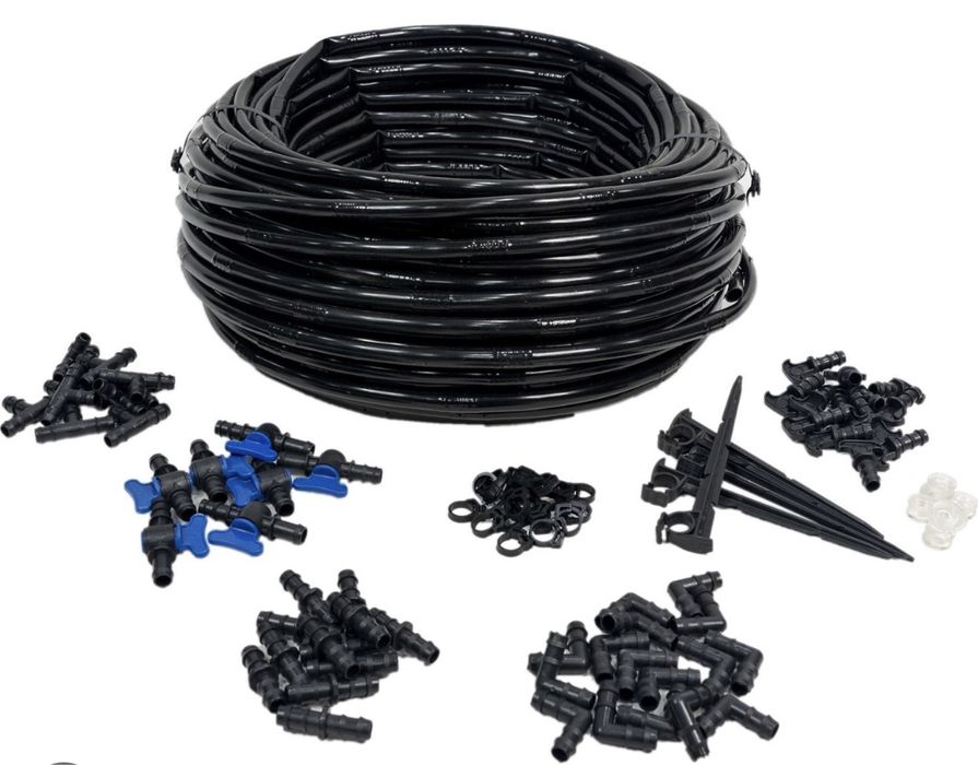 Много сезонен капков ф16 / 100м /25,33см тръбен капков маркуч