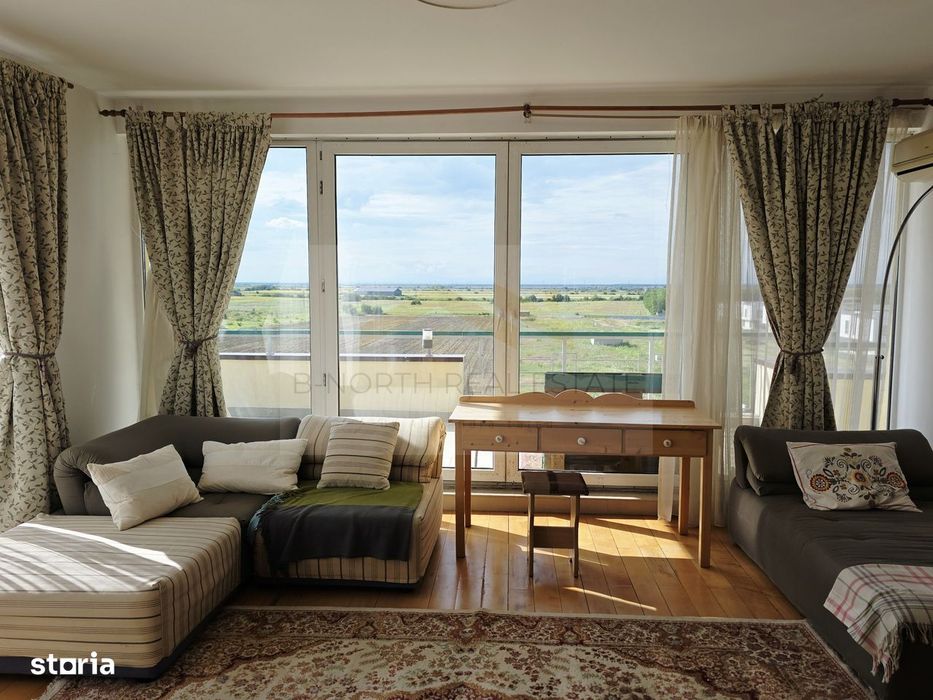 Penthouse 148mp  cu terase75 mp și șemineu | Corbeanca