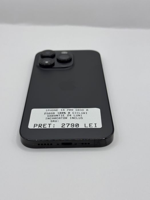 Iphone 14 Pro 256GB 100% Grad A Garantie Rate - zonemag.ro
