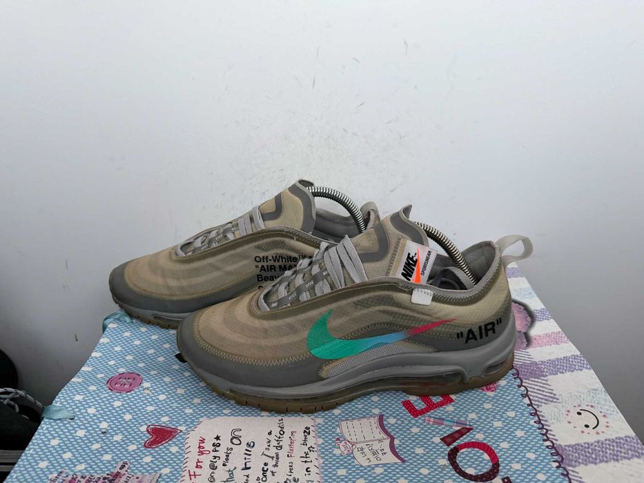 Nike Air Max 97 x OFF-WHITE Menta 2018''оригинални маратонки 41 номер