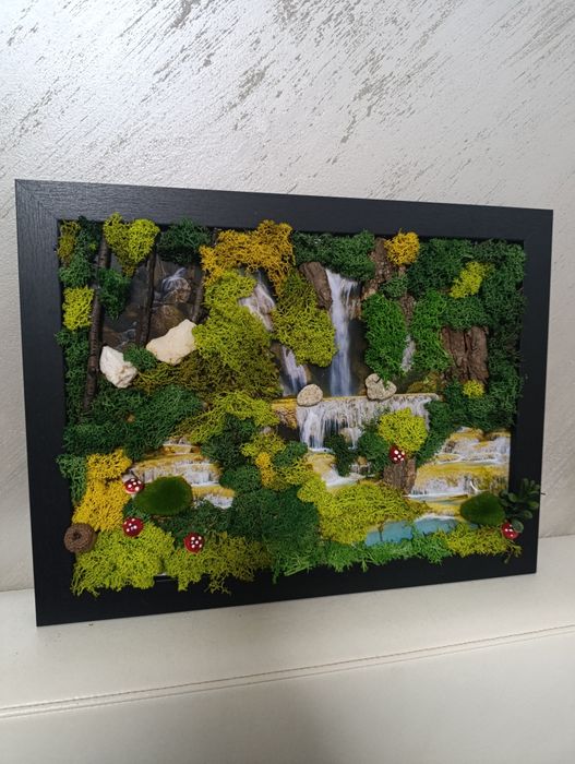 Картина със скандинавски мъх