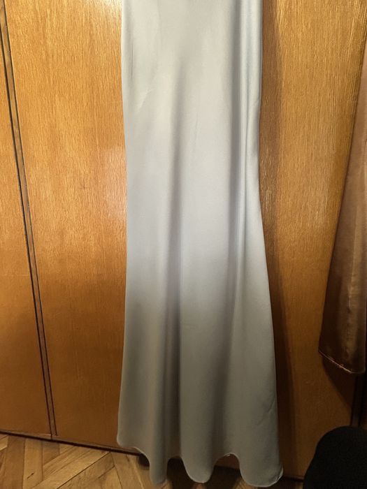 Дълга рокля резида/светлозелена за сватба/празник