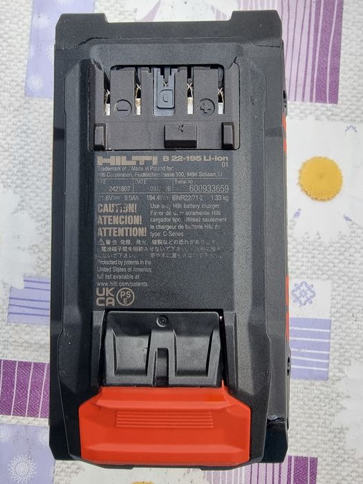 Acumulator hilti 22-195 si 22-110