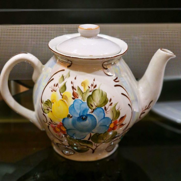 Кувшин керамический, чайник фарфоровый, посуда СССР