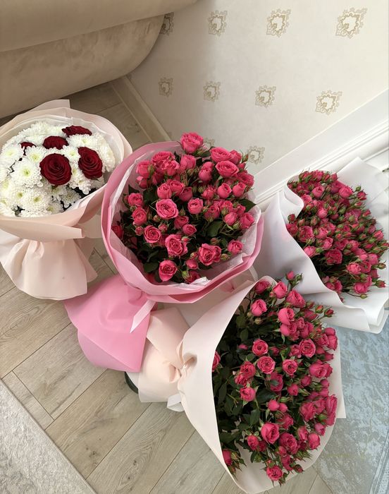 Букет цветов свежие