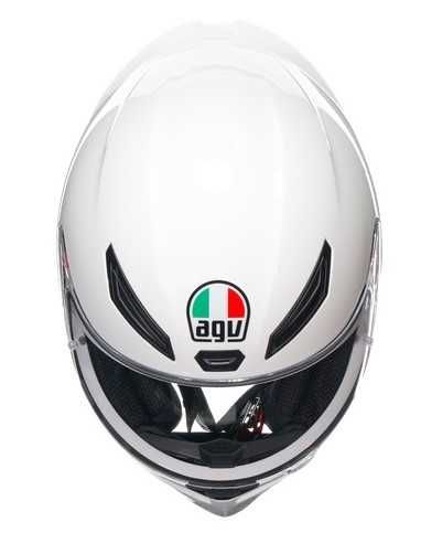 Топ Цена Мото Каска AGV K1 S E2206 - WHITE GLOSS,размер XXL 63-64 NEW