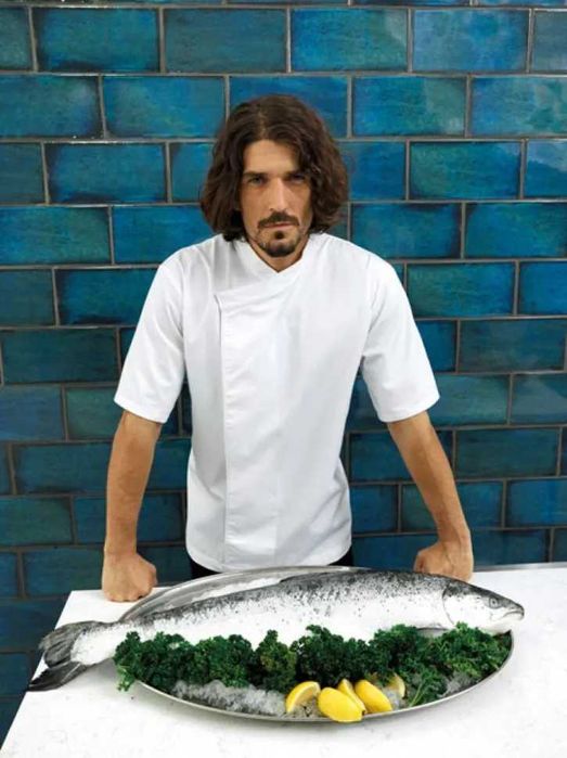 Елегантна бяла готварска туника с къс ръкав pr668 – професионален вид!