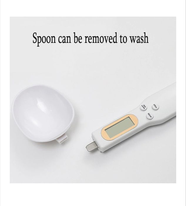 РАЗПРОДАЖБА! Електронна везна, Мерителна лъжица, До 500g, LCD дисплей
