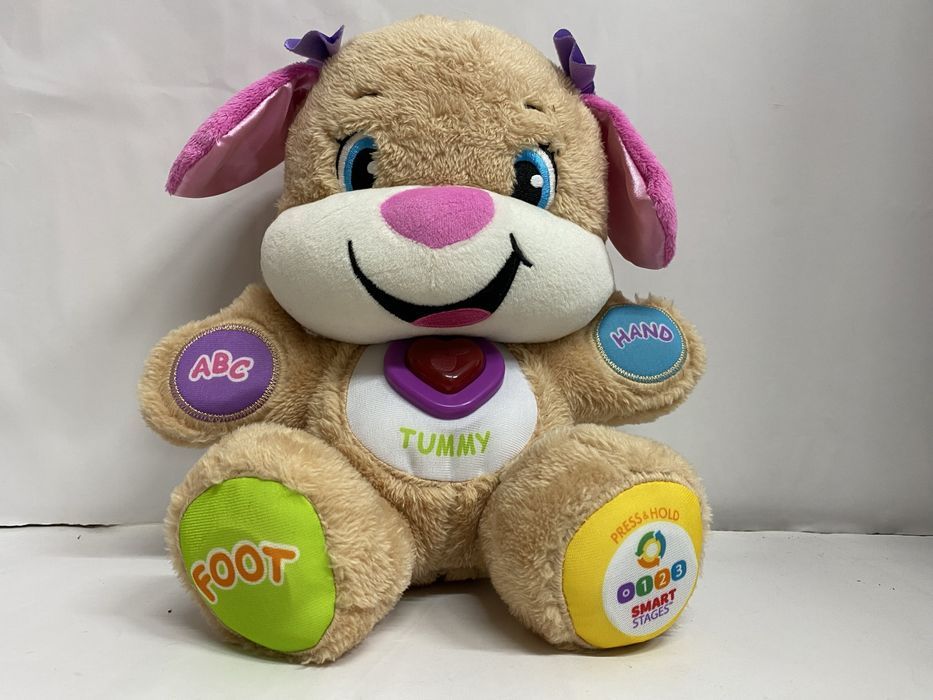 FISHER PRICE jucărie interactivă cu sunete si lumină cătelușă din pluș