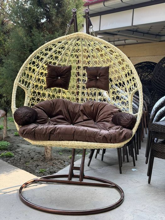 Качела ротанг  2 кишилик