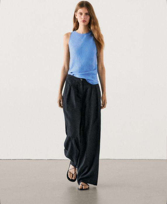 Брюки льняные Massimo dutti оригинал