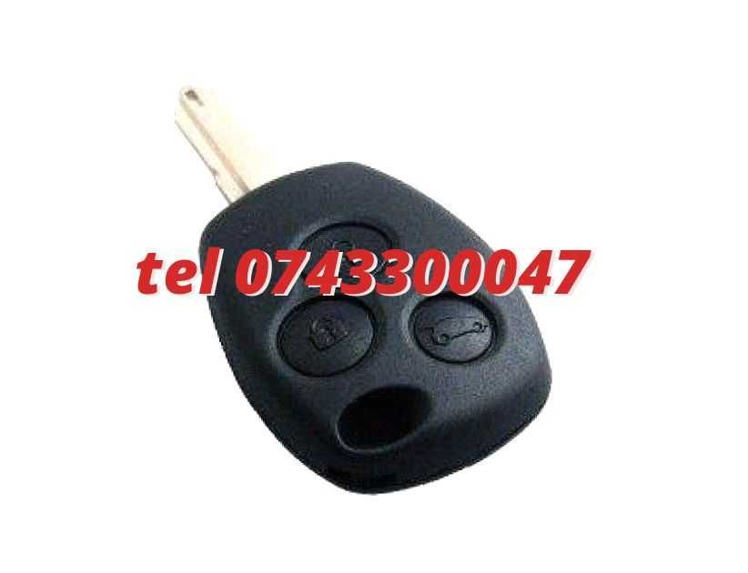 Carcasa Cheie Dacia Logan Sandero Renault Cu 3 Butoane