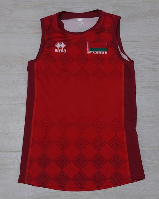 Maiou oficial Belarus – Erreà, roșu cu model tradițional,marime M