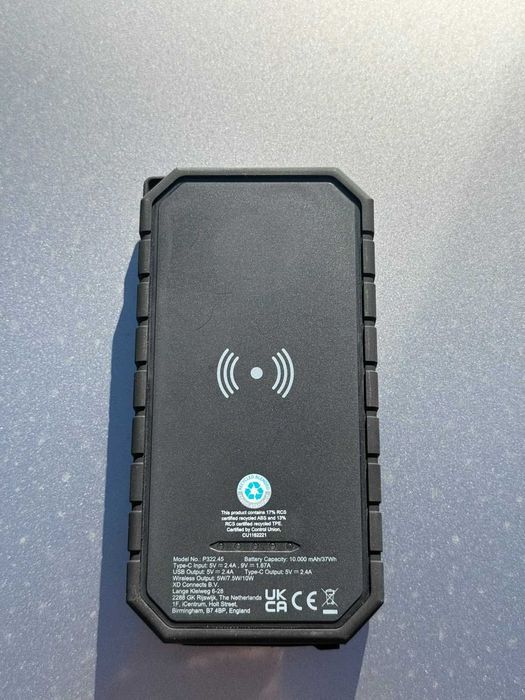 Baterie externă solară 10.000 mAh, Încărcare Wireless - Nouă