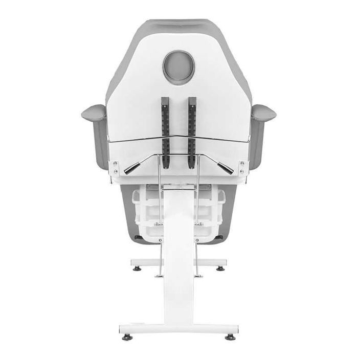 Фиксирана кушетка Basic 202 - сива/бяла/черна 180 x 60/80 x 75 см