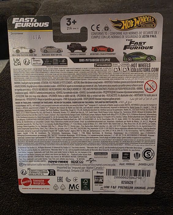 Hot Wheels Premium Fast&Furious 1995 Mitsubishi Eclipe