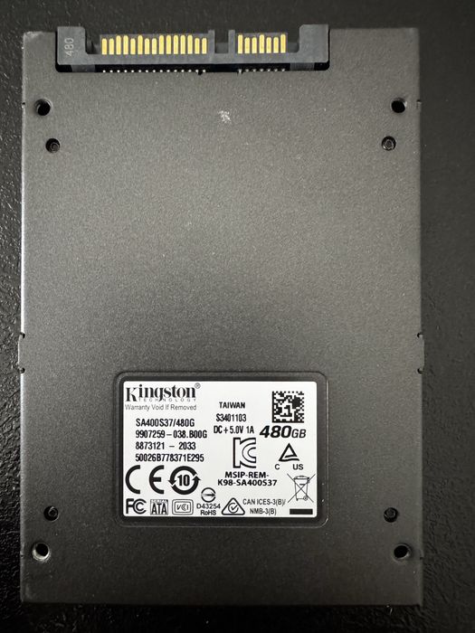 SSD Kingston 480GB