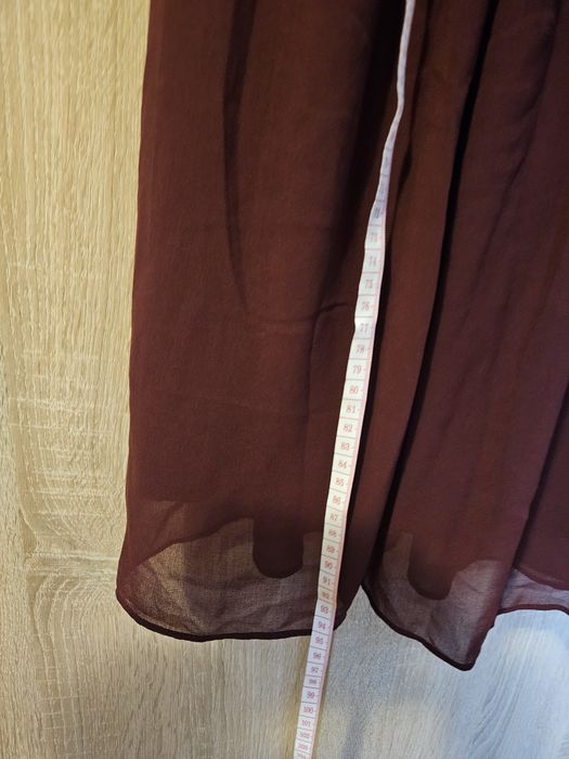 Rochie de ocazie cu dantelă, culoarea vișiniu/burgundy