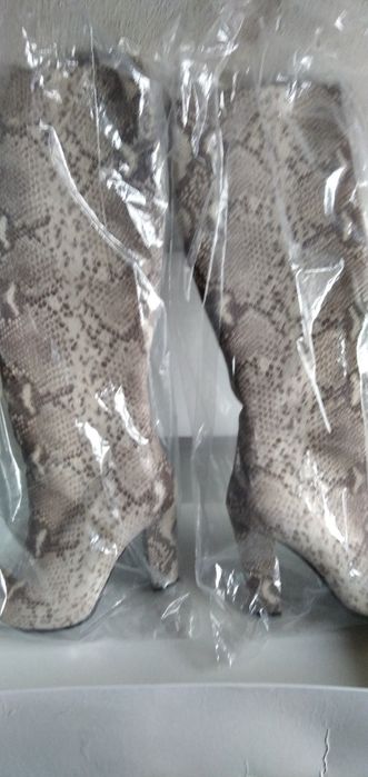 Сапоги зимние кожанные