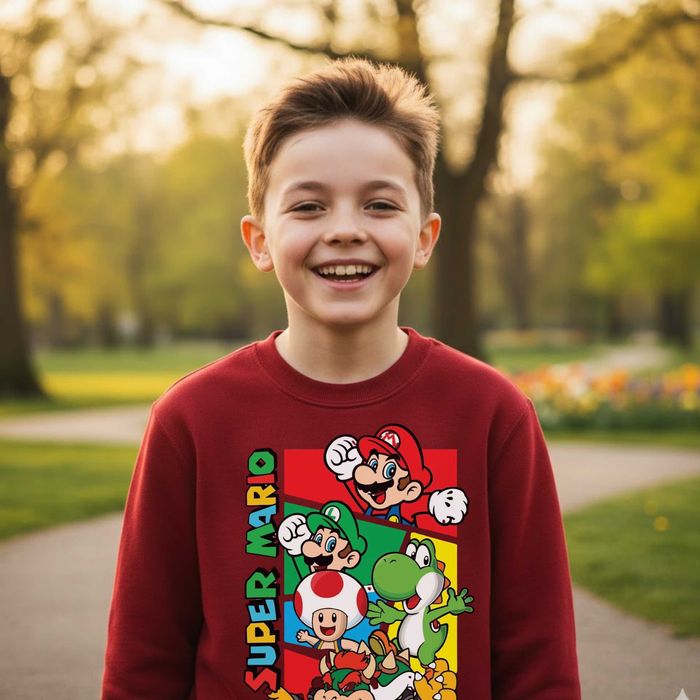 SUPER MARIO детски тениски , блузи и суитчъри СУПЕР МАРИО