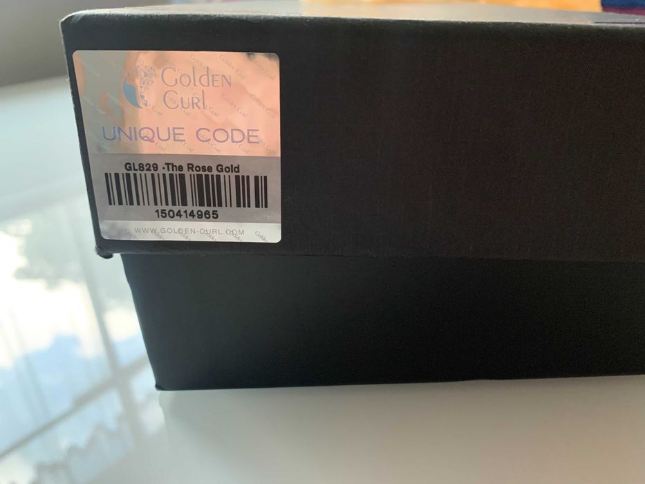 Преса за коса Golden Curl, розово злато, 230 градуса