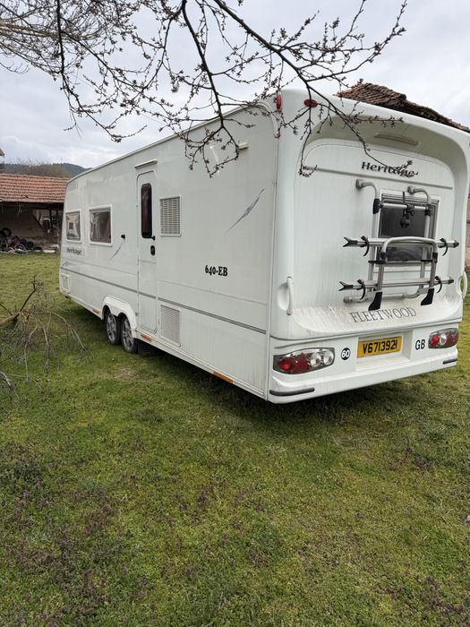 Fleetwood Heritage 2006 двуосна каравана – баня, кухня готова за къмпинг. 0888304019