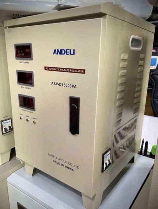Стабилизатор напряжения  От бренда ANDELI  Мощность 15 kv