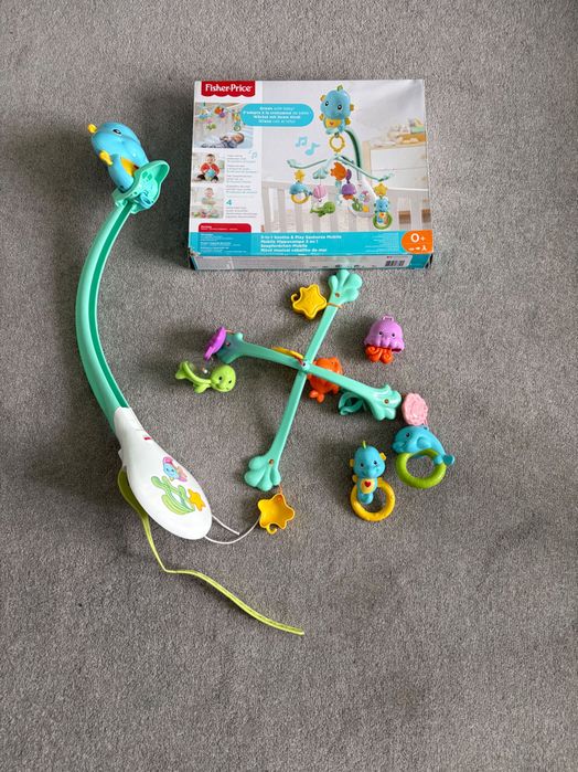 Музикална въртележка за кошара на Fisher price